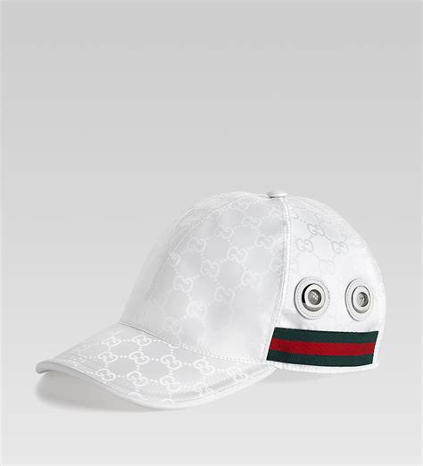 white gucci baseball hat|gucci men hats size large.